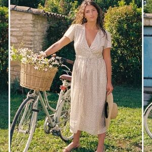 Christy Dawn Dress In Creme Strawberry 🍓✨